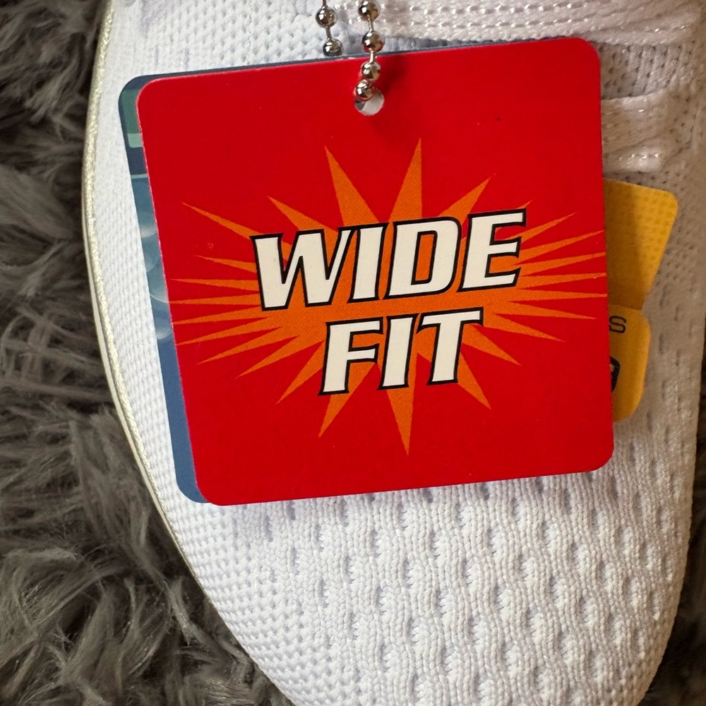 Skechers Women's Knit Sneakers in White and Silver - Picture 5 of 13
